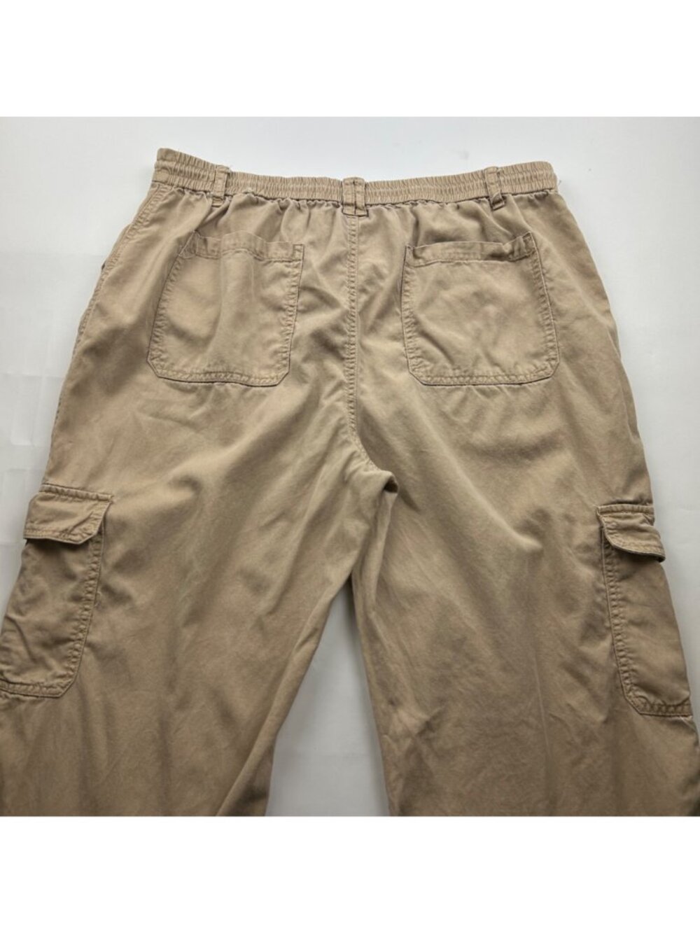 Wild Fable Dark Khaki Canvas Cargo Parachut Pant L - Picture 6 of 7